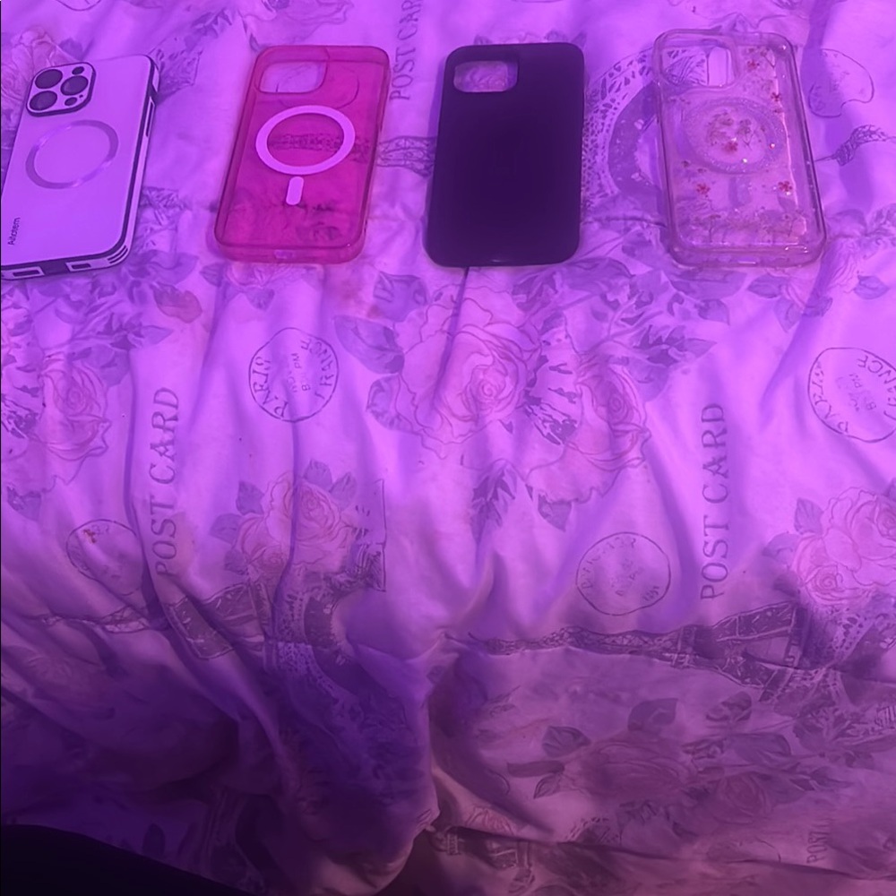 Stylish Black and White Phone Case Set